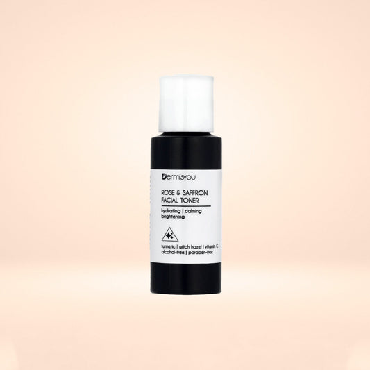 Luksusowy tonik do twarzy z szafranem i wodą różaną – oczyszczenie i nawilżenie
